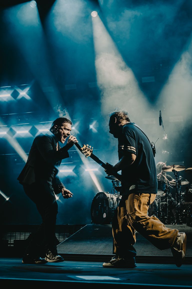 Shinedown performing live at AEC Theatre in Adelaide